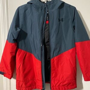 Under Armour Kids' Red and Blue Raincoat